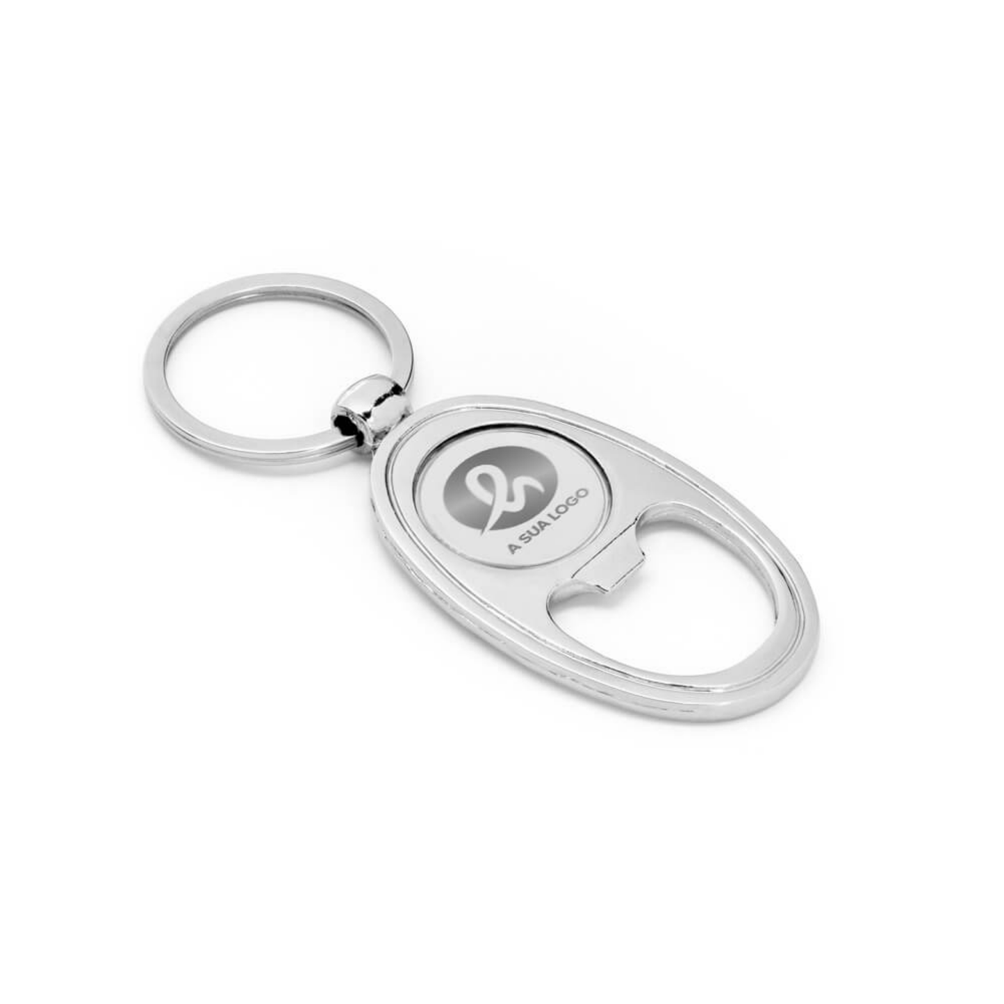 Chaveiro Metal Blake com Abridor Personalizado – 25un