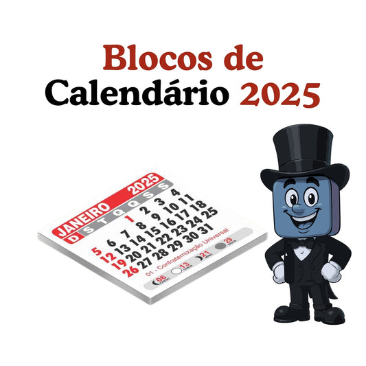 Blocos de Calendário 2025
