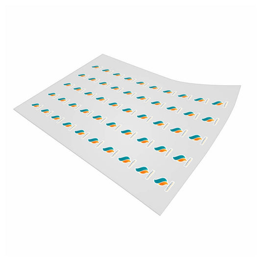 Adesivo Termocolante Personalizado 30x60mm 52 Unidades