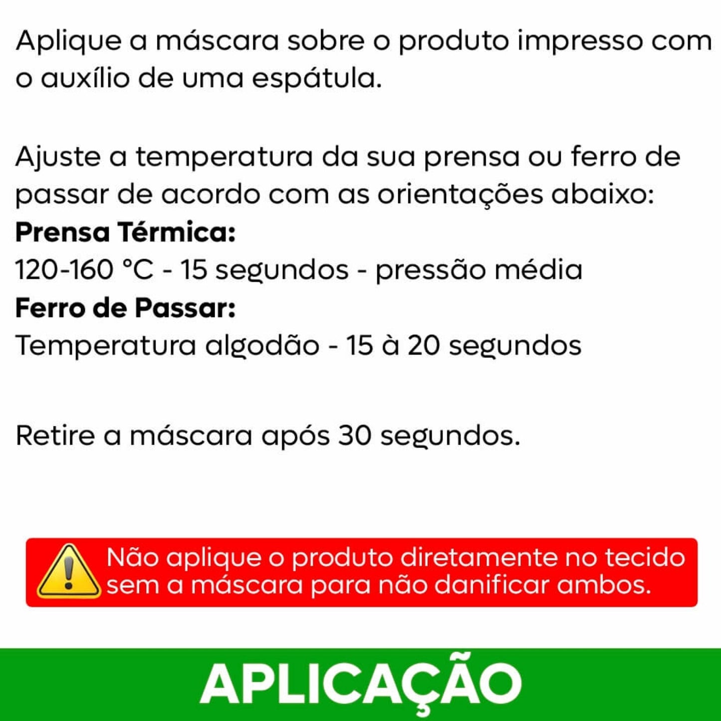 Adesivo Termocolante Personalizado 30x60mm 52 Unidades