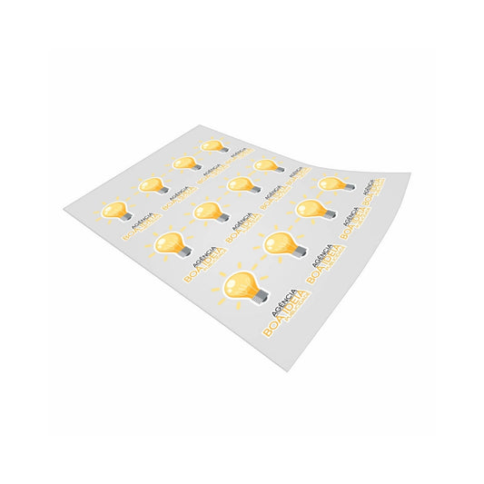 Adesivo Termocolante Personalizado 45x90mm - 27 Unidades