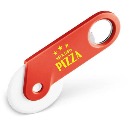 Abridor Cortador de Pizza Tokev Vermelho Personalizado – 1 unid
