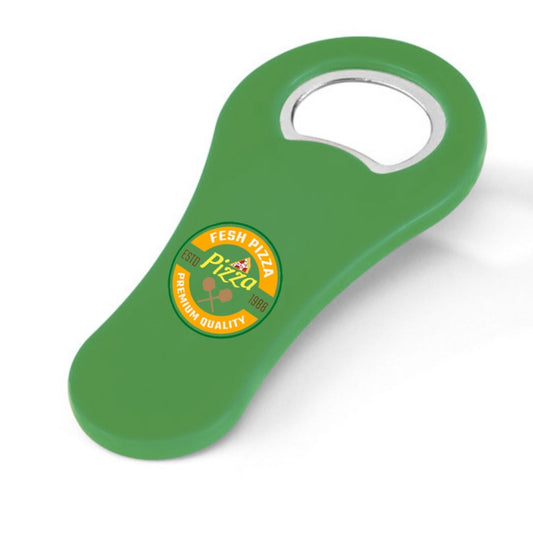 Abridor com Ímã Malte Verde Personalizado | Kit com 50 unidades