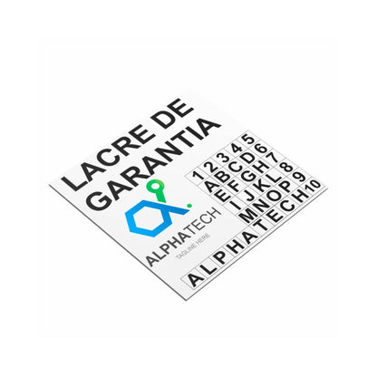Adesivo Casca de Ovo 15x15mm - 400un - Lacre de Segurança