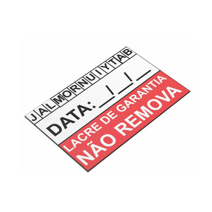 Adesivo Casca de Ovo 25x10mm - 340un - Lacre de Segurança