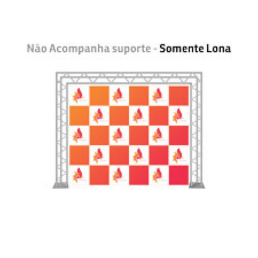 Backdrop Super Titanium 280g - 3x2.5m - Lona Brilhante