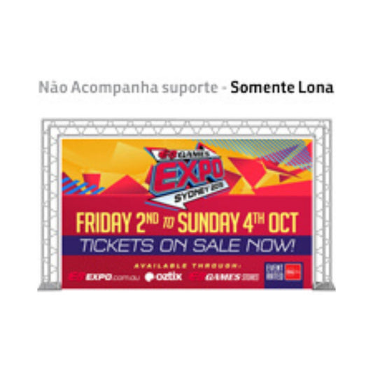 Backdrop Super Titanium 280g - 5x3m - Lona Brilhante | Gráfica Reiis