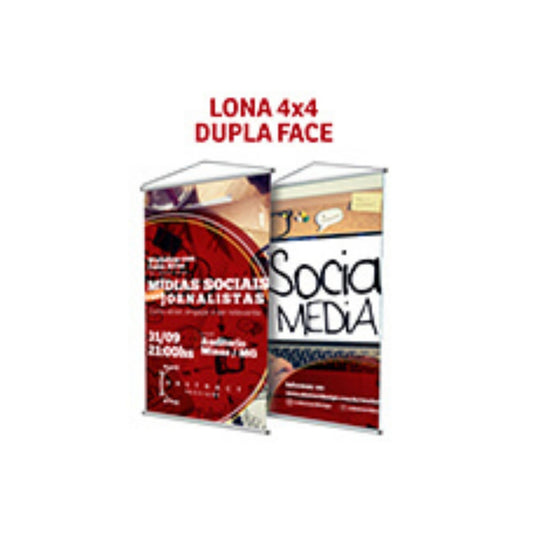 Banner Dupla Face 410g - 40x60cm - Impressão 4x4 | Gráfica Reiis
