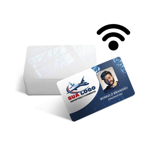 Cartão de Proximidade PVC Branco - NFC/Mifare - 1un