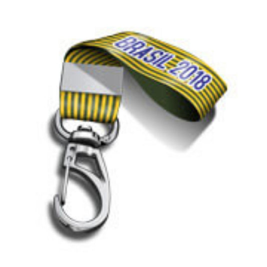Chaveiro Cordão com Mosquetão 20mm – 4x4 – 48 unid