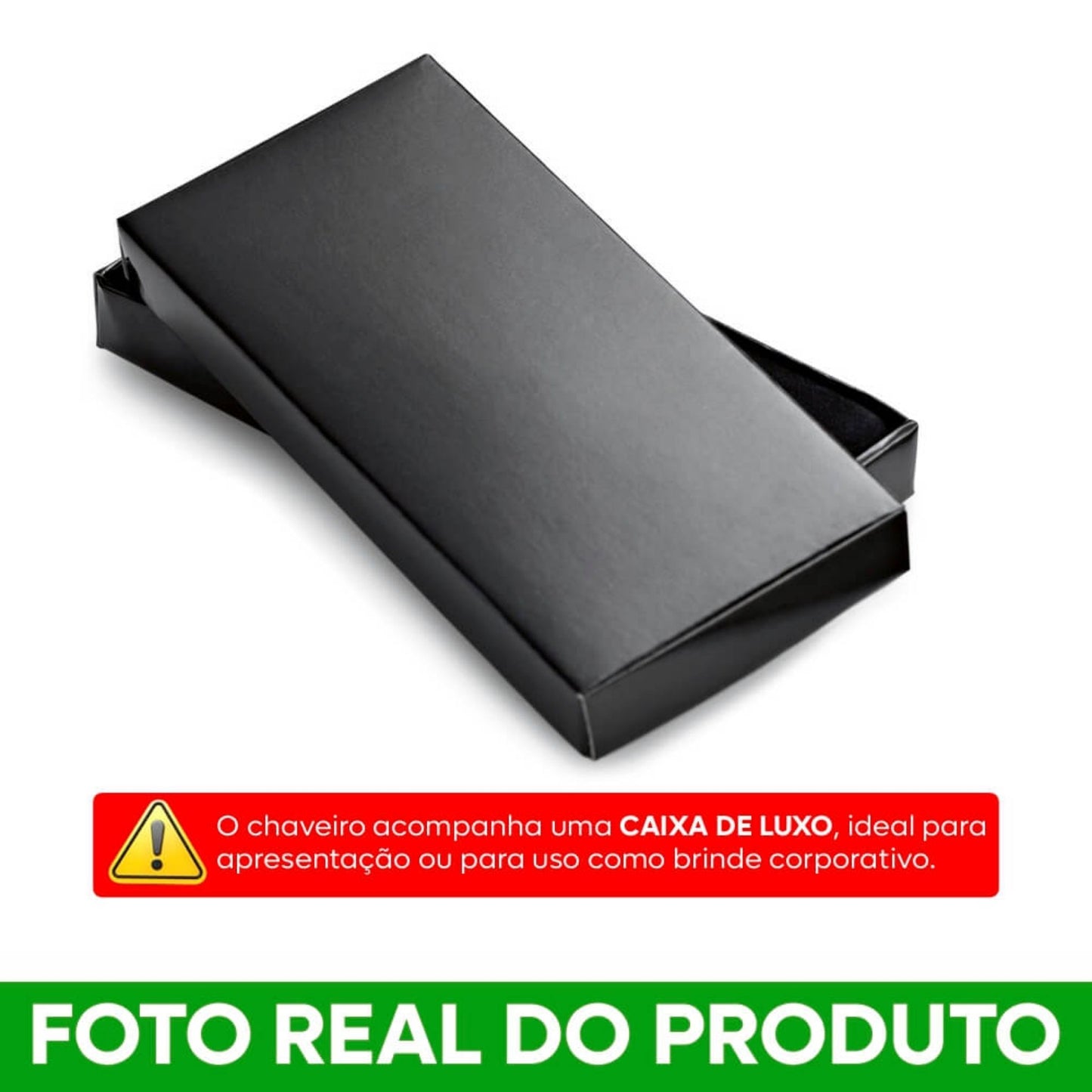 Chaveiro Couro Sintético Mosquetão Personalizado – 25un