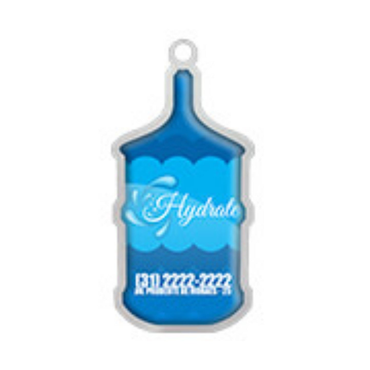 Chaveiro Resinado Metal Galão de Água Personalizado – 25un