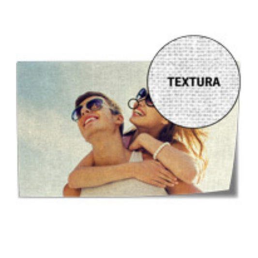 Lona Texturizada Canvas Branca 360g 1300x800mm – Gráfica Reiis