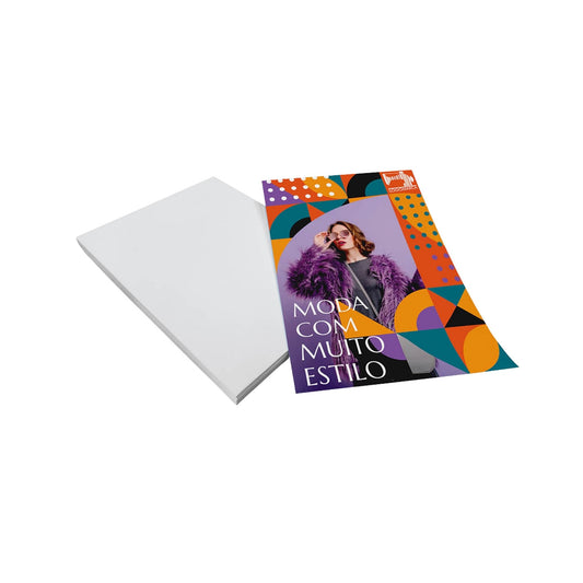 Panfleto Couchê 90g 100x140mm 4x0 – 200un
