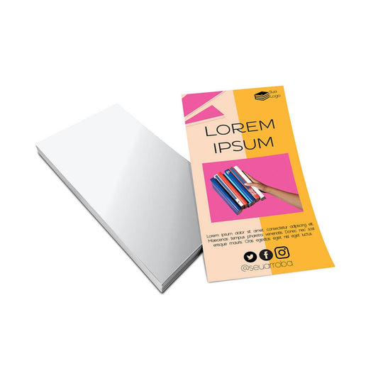 Panfleto Couchê 70g 100x200mm 4x0 – 5000un
