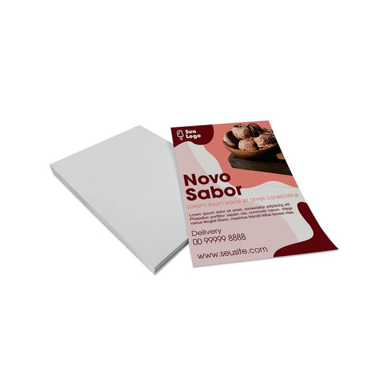 Panfleto Couchê 70g 150x200mm 4x0 – 2500un