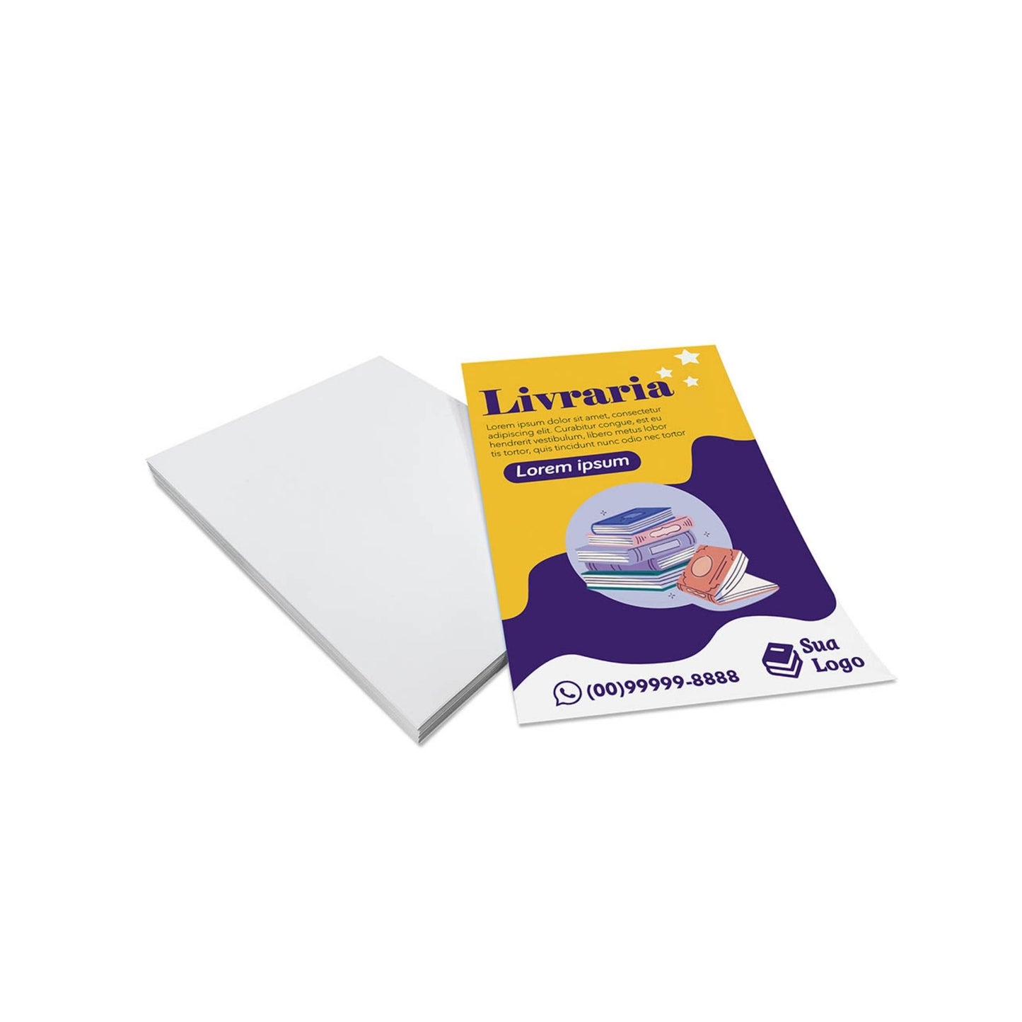 Panfleto Couchê 90g 100x140mm 4x0 – 1000un