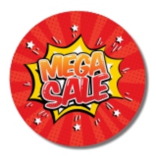Etiqueta Redonda Metalizada 40x40mm - Sem Branco - 70un | Gráfica Reiis